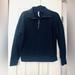 Athleta Tops | Athleta Size Xs Solid Black 3/4 Zip Pull Over Long Sleeves Everyday Outd | Color: Black | Size: Xs