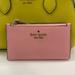 Kate Spade Bags | Kate Spade Leila Small Slim Bifold Wallet Bright Carnation Nwt | Color: Gold/Pink | Size: Small