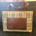 Burberry Bags | Authentic Luxury Burberry Haymarket Check Tote Bag | Color: Brown/Tan | Size: Os
