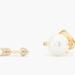 Kate Spade Jewelry | Kate Spade Earrings | Love Game Arrow Asymmetrical Studs | Sterling Earrings | Color: Gold/White | Size: Os