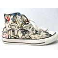 Converse Shoes | Converse Graffiti Chuck Taylor All Star Canvas High Mens 8.5 Womans 10.5 | Color: Black/Cream | Size: 8.5