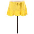 Ralph Lauren Black Label Casual Mini Skirt Mini: Yellow Solid Bottoms - Women's Size Medium