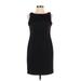 Ann Taylor Casual Dress - Sheath: Black Dresses - Women's Size 2 Petite