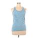 Calia by Carrie Underwood Active Tank Top: Blue Print Activewear - Women's Size Large