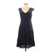 Comptoir des Cotonniers Casual Dress - A-Line: Blue Dresses - Women's Size Small