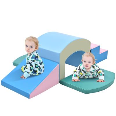 Soft Foam Playset for Toddlers, Lightweight Indoor Active Play Structure