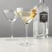 Raye Angled Crystal Martini Glasses Viski®