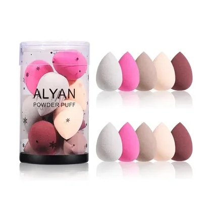 10Pcs Mini Beauty Egg Cushion Foundation Powder Beauty Tool Make Up Accessories Makeup Blender