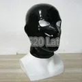 Hot Latex Hood Mask Costumes Red Latex Mask Fetish with Eyes Open Nose Holes For Adults Rubber Hoods