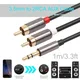 1M 3.5mm Male Jack To 2 RCA Male AUX Stereo Analog Audio Y Adapter Cable Cord RCA Cable Jack AUX