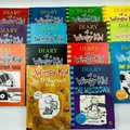 Random 2 Different Books English Diary of A Wimpy Kid Comic Novel Storybook Children Reading