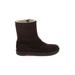 Polo Sport by Ralph Lauren Boots: Burgundy Solid Shoes - Women's Size 9 - Round Toe
