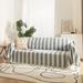 ASTER-FORM CORP Blue Striped Sofa Cover, Couch Cover, Couch Covers for 2-3 Cushion Couch | Wayfair L0BJ6MTNLR