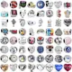 New 925 Sterling Silvering Devil's Eye Rugby Camera Easter Egg Charm Beads Fit Original Pandora