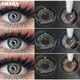 AMARA 1 Pair Natural Color Contact Lenses for Eyes KING Color Cosmetic Contact Lenses Colored Lenses