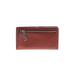 Kate Spade New York Leather Wallet: Burgundy Solid Bags