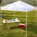 Caravan Global Caravan Canopy Straight Leg Canopy Metal/Steel/Soft-top in Gray/White | 123 H x 144 W x 144 D in | Wayfair CVAN21208100010