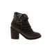 Free People Boots: Brown Solid Shoes - Women's Size 36 - Round Toe