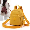 Women's Travel Casual Backpack College Students School Bag Korean Small Canvas Backpack Waterproof