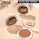 QIBEST Face Bronzer Makeup Contour Shading Powder Trimming Powder Make Up Cosmetic Face Concealer