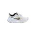Nike Sneakers: Athletic Platform Activewear White Print Shoes - Women's Size 6 - Almond Toe