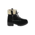 Olivia Miller Boots: Combat Chunky Heel Bohemian Black Shoes - Women's Size 8 - Round Toe