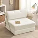 Single Sofa Small Apartment Living Room Tofu Block Taji Sofa Bed Folding Dual-purpose Cream Style