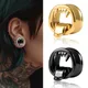 Doearko 2PCS Cool Monster Tongue Ear Tunnels Body Jewelry for Women & Men Stainless Steel Ear Plugs