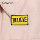 Believe Ted Enamel Pin Football Theme Metal Brooch Lapel Backpack Badge Fans Jewelry Gift