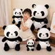 1Pcs 25/30cm Cute Panda Plush Toys Cartoon Soft Stuffed Dolls For Kids Birthday Holiday Gift
