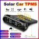 Solar Power TPMS Car Tire Pressure Alarm Monitor System Auto Security Alarm Systems Tyre Pressure