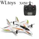 WLtoys XK X450 2.4G 6CH 3D/6G RC Airplane Brushless Vertical Takeoff LED RC Glider Fixed Wing RC