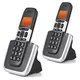 Expandable Cordless Phone System with 3 Lines Display Support 5 Handsets Connection Call Block