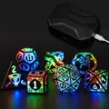 LED Dice Set DND Dice Shake to Light Up Colorful Dice Dungeon and Dragons Dice Role Playing