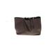Tory Burch Leather Tote Bag: Pebbled Brown Print Bags