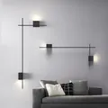 Milan Designer Minimalist Wall Lamp Strip Combination Wall Sconce Led Lights for Living Room Sofa