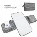 Baby Changing Diaper Pad Portable Waterproof Diaper Pad for Mother and Baby Travel Multifunctional