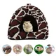 Guinea Pig Bed House Guinea Pig Bed Hideout Guinea Pig Bed Cave with Removable Pad Hamster Bed