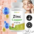 Zinc + Copper Capsules Support Healthy Skin Prostate and Immune Function Dietary Supplement 120