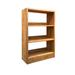 RARLON Elm Bookcase All Solid Wood Shelving Log Simple Fl Bookcase Metal in Brown | 49 H x 32 W x 12 D in | Wayfair 01LSQ38EW86MO0EWI