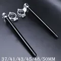 Per manubrio universale da 7/8 "22mm moto 37-51 41MM rialzato manubrio moto in alluminio CNC clip-on forcella manubrio clip ons