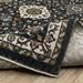 Black/Blue 92.52 x 26.77 x 0.47 in Area Rug - Canora Grey Sonaya Oriental Machine Woven Polyester Area Rug in Gold/Navy/Black Polyester | Wayfair