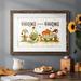Trinx Gnome Sweet Gnome - Single Picture Frame Print Paper, Solid Wood in Green/Orange/Red | 18 H x 26 W x 1.5 D in | Wayfair