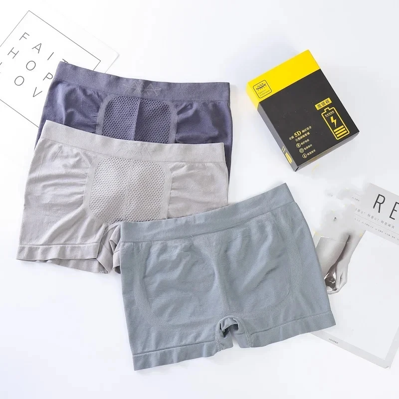 Herren Boxer sexy Unterwäsche Herren Unterwäsche einfarbig bequeme Viereck hose Shorts Höschen bequeme flache Hose Image
