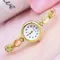 2024 Luxusmarke Gold Armband Uhren Frauen Damen Modeschmuck Kleid Quarz Armbanduhr Relogio Feminino