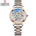 Chenxi Frauen automatische mechanische Uhr Top Marke Luxus Edelstahl wasserdichte Armbanduhr Damen
