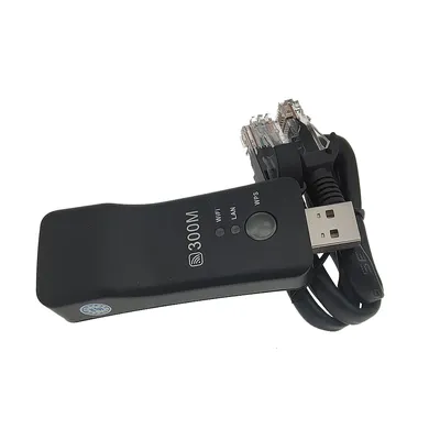 2,4 GHz 300 MBit/s USB Wireless Wifi RJ45 LAN Port Universal Repeater TV-Netzwerk WLAN-Adapter WPS Wi-Fi Range Extender