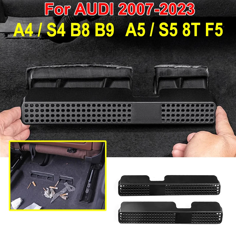 Für AUDI A4 B9 B8 8W 8K Avant Allroad Quattro A5 8T F5 S4 S5 Zubehör Hinten sitz Air Vent Outlet Abdeckung Grille Innen Trim Image