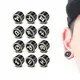 1 stück Mens Ohr Stud Nicht Piercing Ohrringe Starke Magneten Magnet Gesundheit Pflege 12 Zodiac