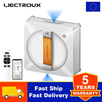 ( Promo-Code: AEEU03)Fensterreinigungsroboter Liectroux YW710, doppelter Wassersprüher, intelligenter Glas-Nasswischer, Boden-Fenster-Wand-Roboter-Staubsauger, randloses Arbeiten, AI-Karten-Route, Image